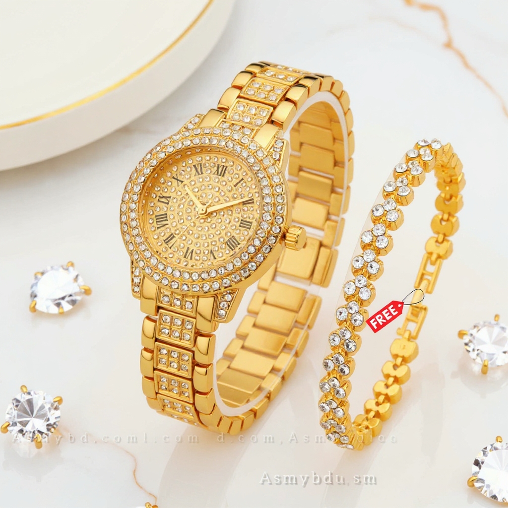 10.jpeg New Design Ladies Watches Women's Set | G01 - Image 1