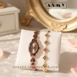 Premium Stylish Ladies Watch and Bracelet Set | Model-RD01