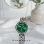 Premium Classy Ladies Watch | Model-PRMK3 Silver Green