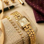 Exclusive Premium Watch For Girls | Model GS09 Golden Silver