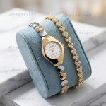 Premium Stylish Ladies Watch and Bracelet Set | Model-RBSG1