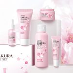 Japan Sakura Skin Care Combo Set - 5pcs [Serum Cream Toner Eye Cream Cleanser Combo] - Image 3