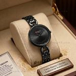 CURREN 9052 Quartz Rhinestone Gift Charming Ladies Watch- Black