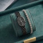 Ladies Stylish Watch and Bracelet Set | Model- TT01 Black