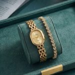 Ladies Stylish Watch and Bracelet Set | Model- TT01 Golden