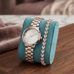 Premium Stylish Ladies Watch and Bracelet Set | Model- CK03 Rose Golden