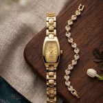 Exclusive Premium Watch For Girls | Model RR02 Golden