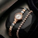 Premium Stylish Ladies Watch and Bracelet Set | Model-RB2