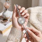 Premium Watch For Girls | Model CK010 Silver