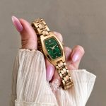 Ladies Trendy Stylish Watch | Model- RS3 Golden Green